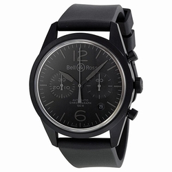 Bell & Ross BRV126-PHANTOM Vintage Mens Automatic Black PVD Steel
