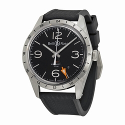 Bell & Ross BRV123-BL-GMT-SRB Mens Automatic Stainless Steel