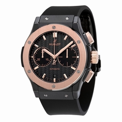 Hublot 521.CO.1781.RX Classic Fusion Mens Automatic Ceramic and 18K Rose Gold
