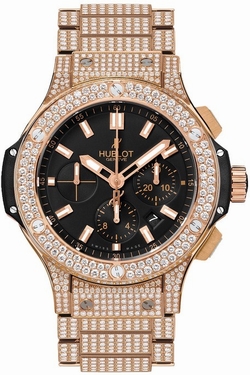 Hublot 301.PX.1180.PX.3704 Mens Automatic 18kt Rose Gold Diamond