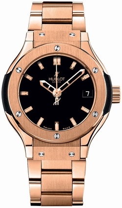 Hublot 581.OX.1180.OX Ladies Quartz 18 Carat Rose Gold