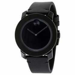 Movado 3600306 Bold Unisex Quartz Black TR-90 Composite and Stainless Steel