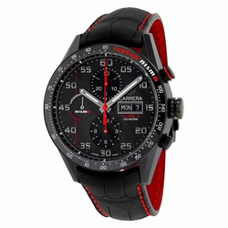 Tag Heuer CV2A82.FC6237 Mens Automatic Black Titanium