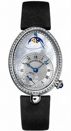Breguet 8908BB52864 Reine de Naples Ladies Automatic 18k White Gold and diamonds