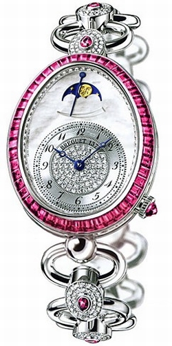 Breguet 8909BB/5D/J21.RRRR Reine de Naples Ladies Automatic 18kt White Gold