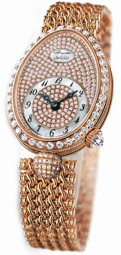 Breguet 8928BR/8D/J20.DD00 Reine de Naples Ladies Automatic 18kt Rose Gold