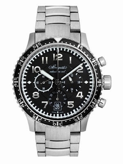 Breguet 3810TI/H2/TZ9 Type XX / Type XXI Mens Quartz Titanium