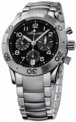 Breguet 3820ST/H2/SW9 Type XX / Type XXI Mens Automatic Stainless Steel