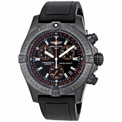 Breitling M73390T2/BA88BKPD Avenger Mens Quartz Black Ion-plated Stainless Steel