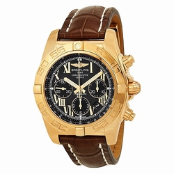 Breitling HB011012/B957 - 740P Chronomat Mens Automatic 18kt Rose Gold