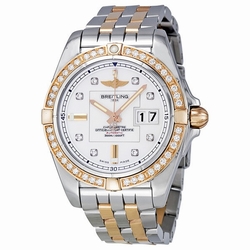 Breitling C49350LA-A706TT Galactic Mens Automatic Stainless Steel and 18kt Rose Gold