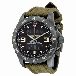 Breitling M7836622-BD39GRFT Mens Quartz Black Carbon-based Stainless Steel