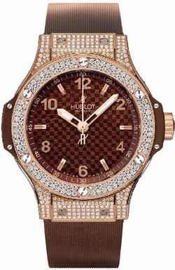 Hublot 361.PC.3380.RC.1704 Big Bang Ladies Quartz 18 kt Rose Gold set with 194 diamonds (0.82 ct)