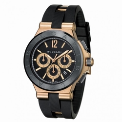 Bvlgari 101987 Mens Automatic 18 Carat Pink Gold