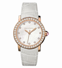 Bvlgari 102089 Ladies Automatic 18 Carat Pink Gold