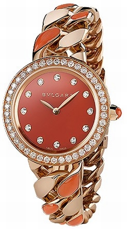 Bvlgari 102170 Ladies Quartz 18k Pink Gold
