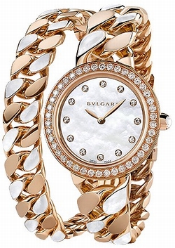 Bvlgari 102171 Ladies Quartz 18k Pink Gold