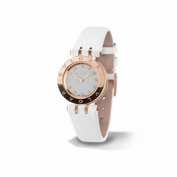 Bvlgari 102176 Ladies Quartz Stainless Steel and 18kt Pink Gold