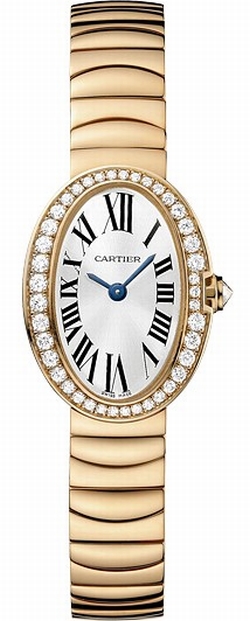 Cartier WB520026 Baignoire Ladies Quartz 18kt Rose Gold