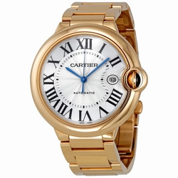 Cartier W69006Z2 Ballon Bleu de Cartier Mens Automatic 18k Rose Gold