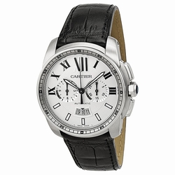 Cartier W7100046 Calibre de Cartier Mens Automatic Stainless Steel