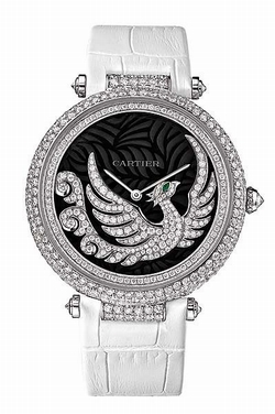 Cartier HPI00633 Ladies Hand Wind 18 Carat White Gold