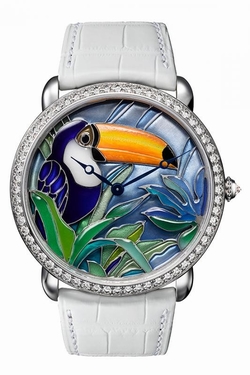 Cartier HPI00701 Ladies Hand Wind 18 Carat White Gold