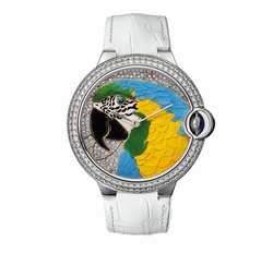 Cartier HPI00769 Mens Hand Wind 18 Carat White Gold