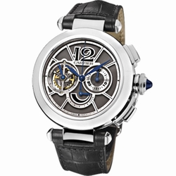 Cartier W3030013 Pasha de Cartier Mens Hand Wind 18 kt White Gold