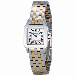 Cartier W25074Y9 Santos de Cartier Ladies Quartz Stainless Steel