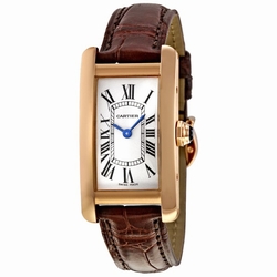 Cartier W2607456 Tank Ladies Quartz 18kt Rose Gold
