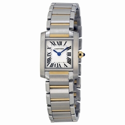 Cartier W51007Q4 Tank Ladies Quartz Stainless Steel