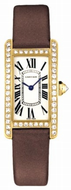 Cartier WB707231 Tank Ladies Quartz 18kt Yellow Gold