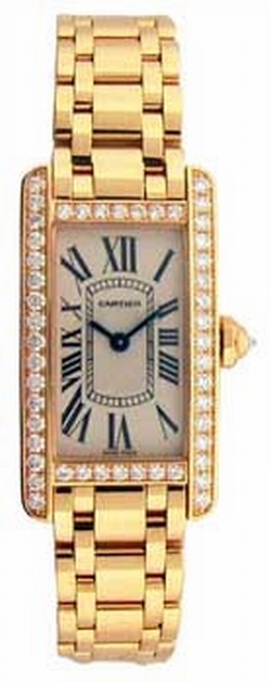 Cartier WB7072K2 Tank Ladies Quartz 18kt Yellow Gold