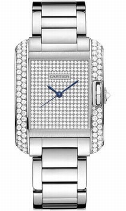 Cartier WT100011 Tank Ladies Automatic 18kt White Gold