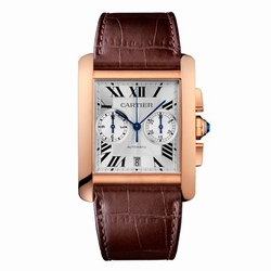 Cartier W5330005 Mens Automatic 18Kt Rose Gold