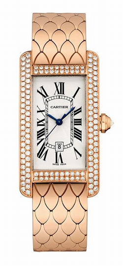Cartier WB710010 Ladies Automatic 18K Rose Gold