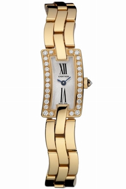 Cartier WG40023J Ladies Quartz Polished Solid 18K Rose Gold