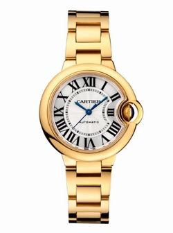 Cartier WGBB0005 Ladies Automatic 18 Carat Yellow Gold