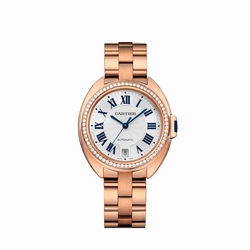 Cartier WJCL0006 Ladies Automatic 18 Carat Pink Gold