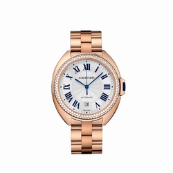 Cartier WJCL0009 Ladies Automatic 18 Carat Pink Gold