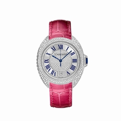 Cartier WJCL0019 Ladies Automatic 18 Carat White Gold Set with Diamonds