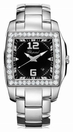 Chopard 108464-2004 Two O Ten Ladies Quartz 18k White Gold and Stainless Steel