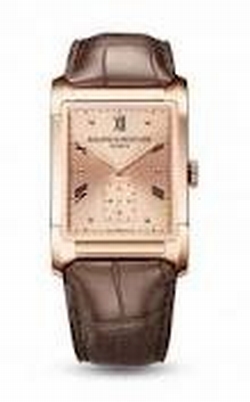 Baume et Mercier 10033 Hampton Mens Automatic 18k Rose Gold