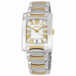 Ebel 1215770 Brasilia Mens Quartz Two Tone Stainless Steel and Yellow Gold