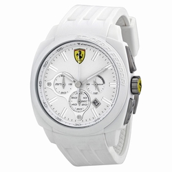 Ferrari 830119 Mens Quartz White TR90 Plastic