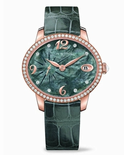 Girard Perregaux 80484D52A661-BK6A Cats Eye Ladies Automatic 18kt Pink Gold