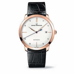 Girard Perregaux 49525-52-1A1-BK6A GP 1966 Mens Automatic 18kt Pink Gold