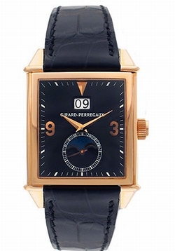 Girard Perregaux 25800-0-52-645 Vintage Mens Automatic 18kt Rose Gold