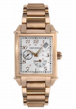Girard Perregaux 25850-5-52-1171 Vintage Mens Automatic 18kt Rose Gold